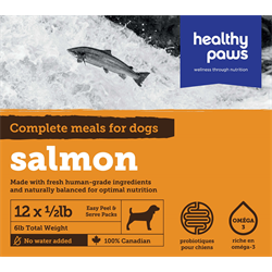 Healthy Paws Complete Dog Dinner Salmon 12 x 1/2 lb